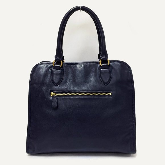 Tory Burch Priscilla Navy Blue Leather Bag - Picture 11 of 11